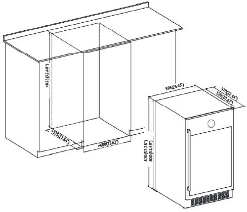 Схема встраивания Kuppersberg RBW 85